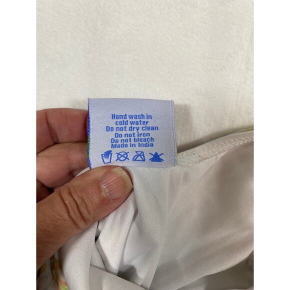 Eyelet & Ivy One Piece Fish and Floral Ruffle Straps White Size 5 Swimsuit - Picture 5 of 5